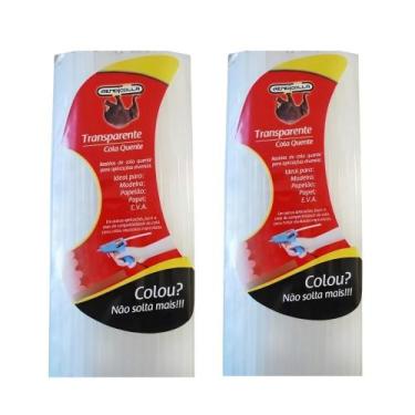Imagem de Bastão Transparente de Cola Quente Rendicolla Refil Fino 7,5 Mm X 30 C