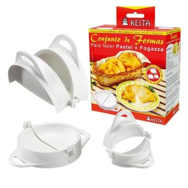 Imagem de Conjunto com 3 Formas para Pastéis Rissoles  Fogazzas - Boni - Loja Do