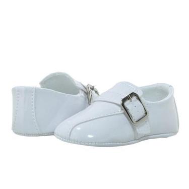 Imagem de Sapatinho de Bebê Bicho de Pé - Sapato Social Masculino com Fivela  - 