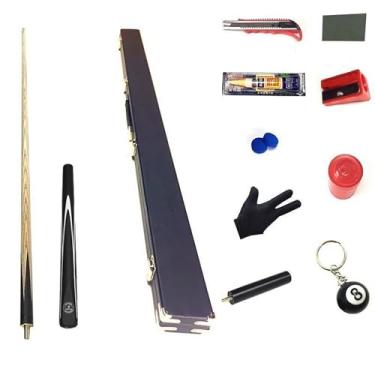 Imagem de Bastão de sinuca, bastão de taco de sinuca de 147 cm, bastão de taco de bilhar de madeira de cera branca do norte, taco de sinuca profissional para esportes de mesa de sinuca, 18 ~ 595 g (taco de