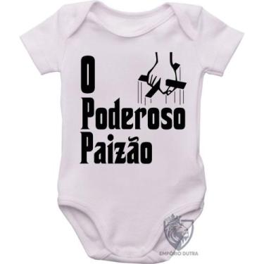 Imagem de body nenê criança roupa bebê Poderoso Chefão Paizão - Empório Dutra, G