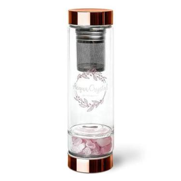 Imagem de Garrafa de água acqua crystal - HATHAS, Rose Gold