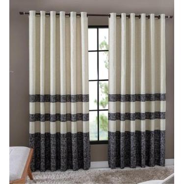 Imagem de Cortina Quarto e Sala Estampada Sultan 3,00mx2,40m