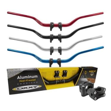 Imagem de Guidão Oxxy Alto Super Fat 31mm + Adaptador, Preto