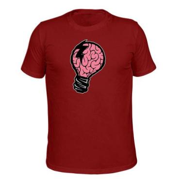 Imagem de Camiseta Plus Size Algodão Malha 30.1 Mente Luz - Surprass, Bordô, G5