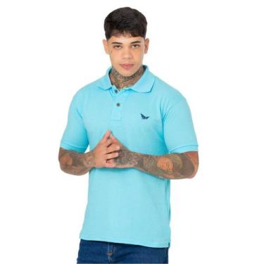 Imagem de Camisa Polo Masculina Ridens Desconto Exclusivo Super Oferta , M, Azul