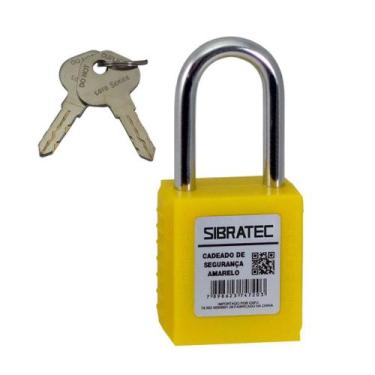 Imagem de Cadeado de Segurança DBS-LOCK Multiuso Amarelo para Trava de Disjuntor