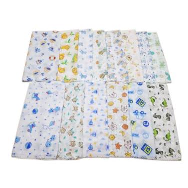 Imagem de Fralda De Pano Estampada 70x70cm Dupla 100% Algodão Kit C/5 - Dugu, Ma