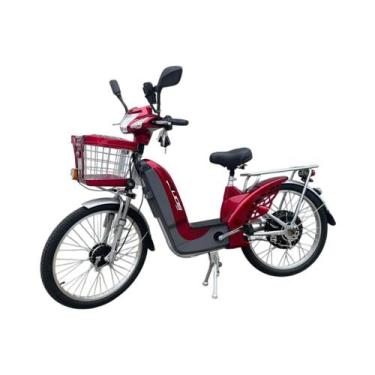 Imagem de Bicicleta Elétrica Duos EMaxx 800w Confortável Para Adultos, Vermelho 