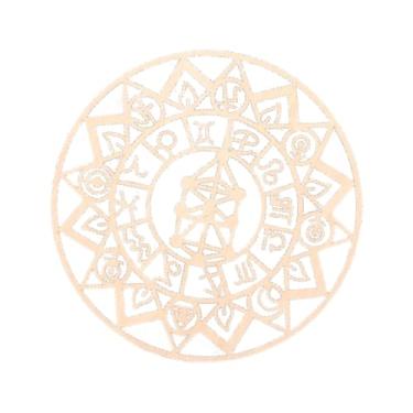 Imagem de Fenteer 12" Geometria Sagrada Arte de Parede Enfeite Pendurado, Coleções Decoração de Casa Decoração de Parede de Madeira para Banheiro Fazenda