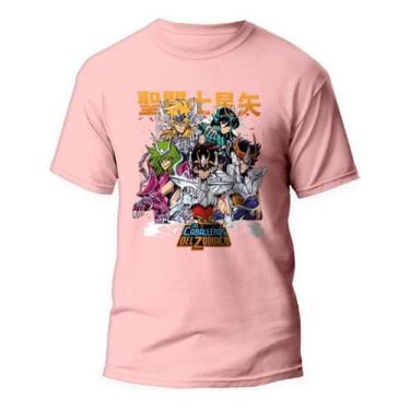 Imagem de Camiseta Os Cavaleiros Do Zodíaco Saint Seiya Cdz Algodão - Kamisetas 