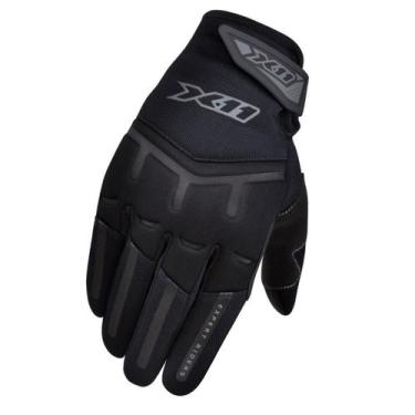 Imagem de Luva x11 para motoqueiro fit x masculina preto m/m