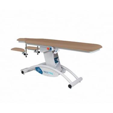 Imagem de Maca Elétrica com Orifício para Rosto e Regulagem para Braços - Arktus - Marrom Cappuccino