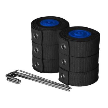 Imagem de Fita Beach Tennis Preta/ul 8x16m - Gismar Redes