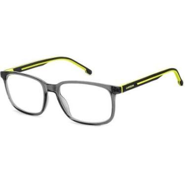 Imagem de Armação Carrera 8916 0UV 5517 Cinza Masculino - Cinza - Masculino - Único-Masculino