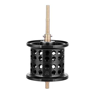 Imagem de Bobina de carretel de pesca qanyegn, carretel de rolamento redondo de alumínio, interruptor de válvula de deslizamento de liberação rápida para pMAX3/bmax3/smax3 bobinas de (A brand line cup black)