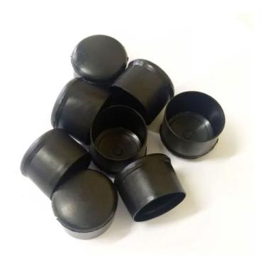 Imagem de Ponteira Tampão Pé De Cadeira 1e1/4" (3,2cm) C/ 24un Preta - Suporte G