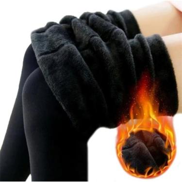 Imagem de Meia Calça Legging Super Grossa Peluciada Inverno Frio Quentinha 36a46