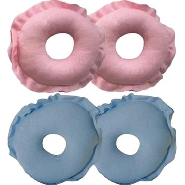 Imagem de Kit 2 Pares De Rosquinha Para Amamentação Protetor De Seios Para Amamentar Anti Atrito Proteção Mamãe