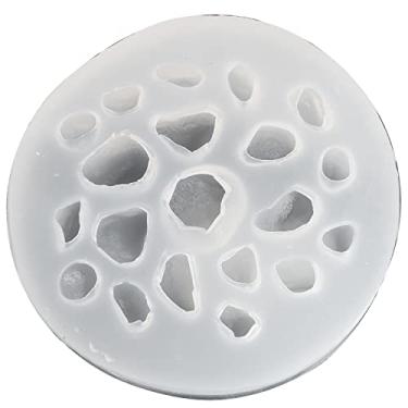 Imagem de LQ Industrial 20 moldes de pedra de silicone cavidade – Moldes de forma de pedra irregular e seixos de rio