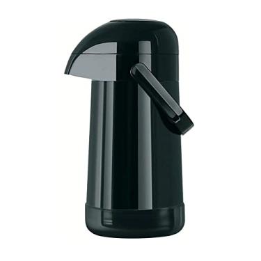Imagem de Garrafa Térmica Magic Pump cor Preto 500ml - Jato forte. Exclusivo sistema anti-pingos