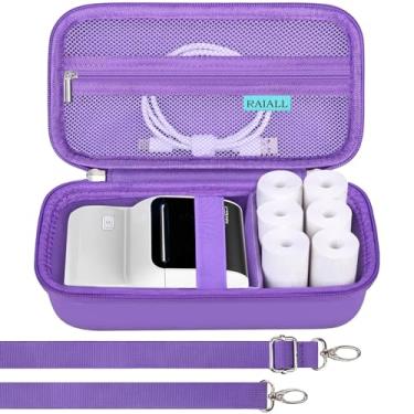 Imagem de RAIALL M100 Capa para etiquetadora NelkoGlobal M100 para impressora de etiquetas NelkoGlobal M100, bolsa de transporte portátil para mini adesivos térmicos Bluetooth, organizador de armazenamento