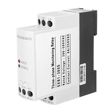 Imagem de Circuito de Fase Protect, relé de Sequência de Monitoramento de Tensão, Protetor de Fase de relé de Monitoramento de Tensão para Compressores de Ar, Motores Elétricos, Caixas de
