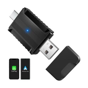 Imagem de Adaptador sem fio Carplay iHeyLinkit 2 em 1 para iPhone e Android