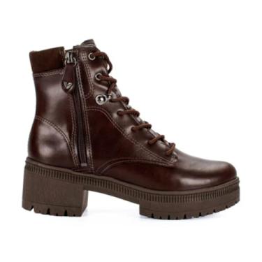 Imagem de Coturno Feminino Tratorado Moda Café Mississipi - Marrom