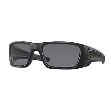 Imagem de Oakley Óculos de sol Fuel Cell (armação preta fosca, lentes polarizadas pretas sólidas), Armação preta fosca polarizada lente preta sólida, One Size