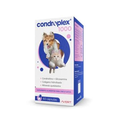 Imagem de Condro plex 1000 Mg Suplemento Cães Gatos Avert 60 Cápsulas