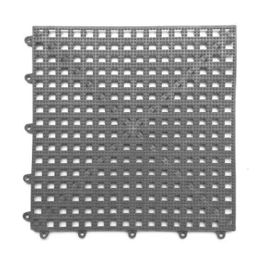 Imagem de Kit 6 Peças Piso Modular Acqua 30cmx30cm Kapazi Cinza