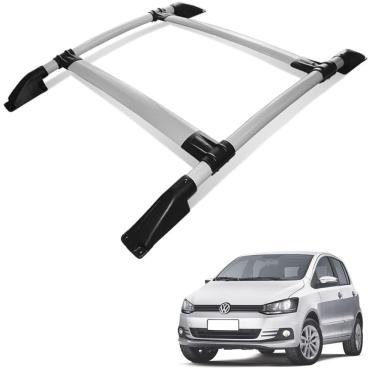 Imagem de Rack Bagageiro De Teto Fox 2004 a 2022 Tubolar Prata