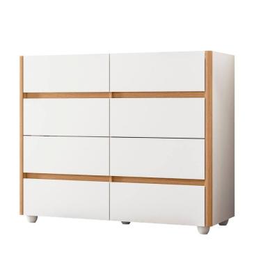 Imagem de Cômoda Infinite 120cm 8 Gavetas com Pés