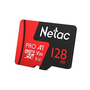 Imagem de Netac Cartão de memória P500 Pro microSDXC CL10 UHS-I U3 V30 A1 com adaptador/SD, P500-128GB