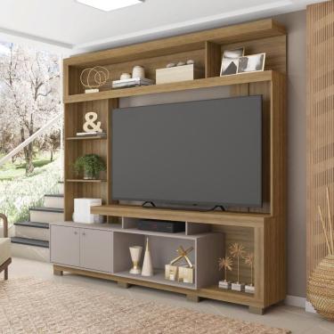 Imagem de Estante Home Formosa Para Tv Até 65 Polegadas Marrom Caemmun