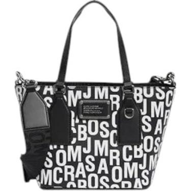 Imagem de Marc Jacobs Bolsa pequena da marca registrada, Preto/branco., Small