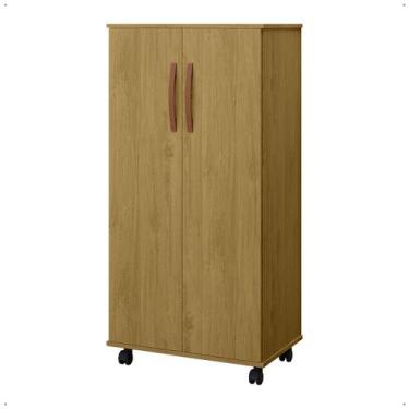 Imagem de Sapateira Organizadora Multiuso Armário 2 Portas Com Rodízios Pratelei