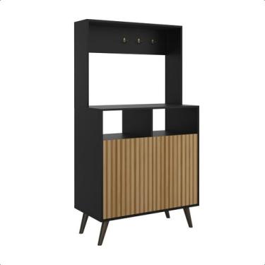 Imagem de Cantinho do Café com 2 Portas  Aparador Buffet Multiuso Compacto para 