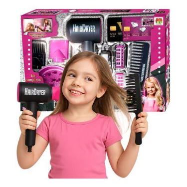Imagem de Brinquedo Kit Salão De Beleza Vip 10 Peças Dm Toys Secador