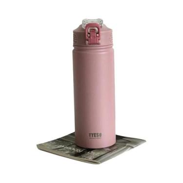 Imagem de Garrafa Térmica De Aço Inoxidável De 600ml 750ml Com Canudo, Caneca Es