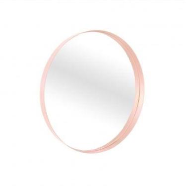 Imagem de Espelho Decorativo Round Interno Rosa 20 Cm Redondo - e2g Design
