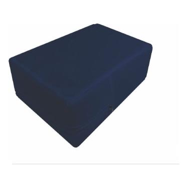 Imagem de Capa Queen Impermeável Colchão Azul Marinho Medida Especial