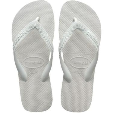 Imagem de Chinelo Havaianas TOP Branco - Tamanho 45/46
