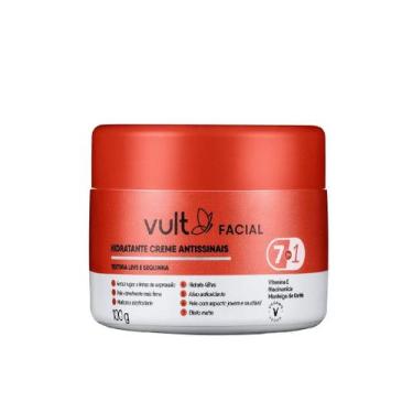 Imagem de Hidratante Creme Facial Antissinais Pote 100G - Vult - Botica Comercia
