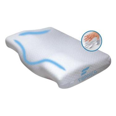 Imagem de Travesseiro Nasa Cervical Ortopédico Anatômico Fibrasca
