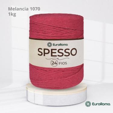 Imagem de Barbante Spesso EuroRoma 4x24 Fios 1 kg, 1070 | Melancia