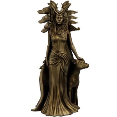 Imagem de Estátua Hecate - Deusa grega - Versão 5 (Cor Ouro Velho)