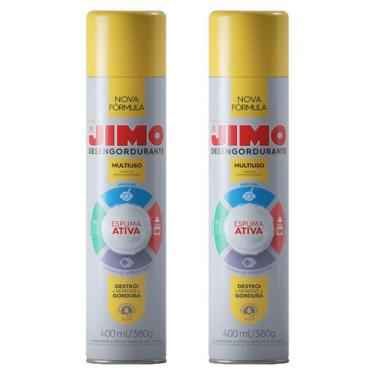 Imagem de Kit 2 Jimo Desengordurante Multiuso 400ml Limpeza Pesada