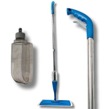 Imagem de Mop Spray com Reservatório 380ml Base Articulada Esfregão, Limpeza Prática e Ágil Casa Higiene Facilidade Chão Piso Porcelanato